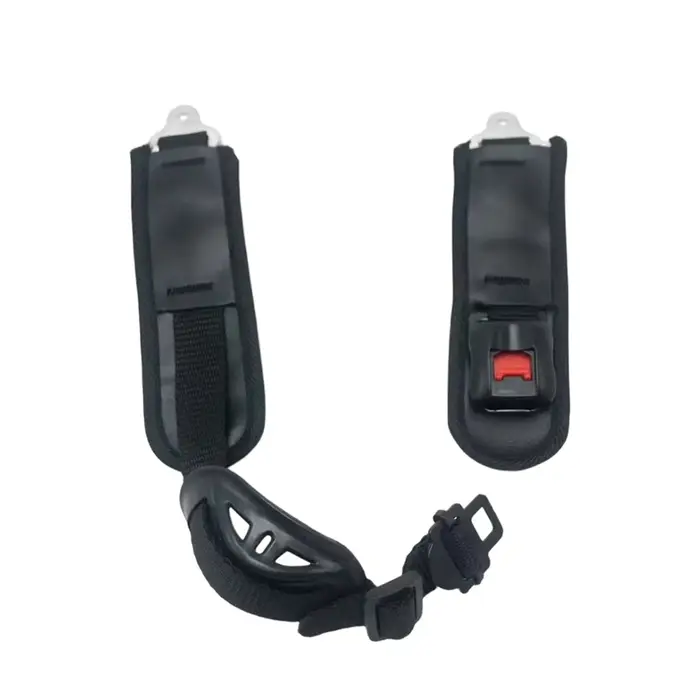 Stabilisateur de mentonnière pour casque de moto, boucle de fixation réglable et sécurisée pour ment
