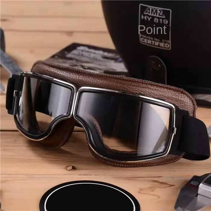 Lunettes de moto coupe-vent pour casque de moto