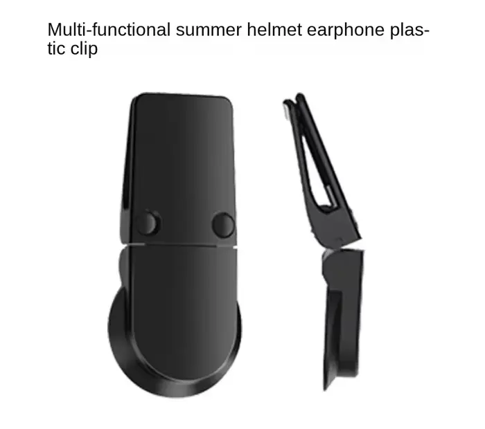 Support de fixation multifonctionnel pour casque de moto et vélo électrique, pince en acier et plast