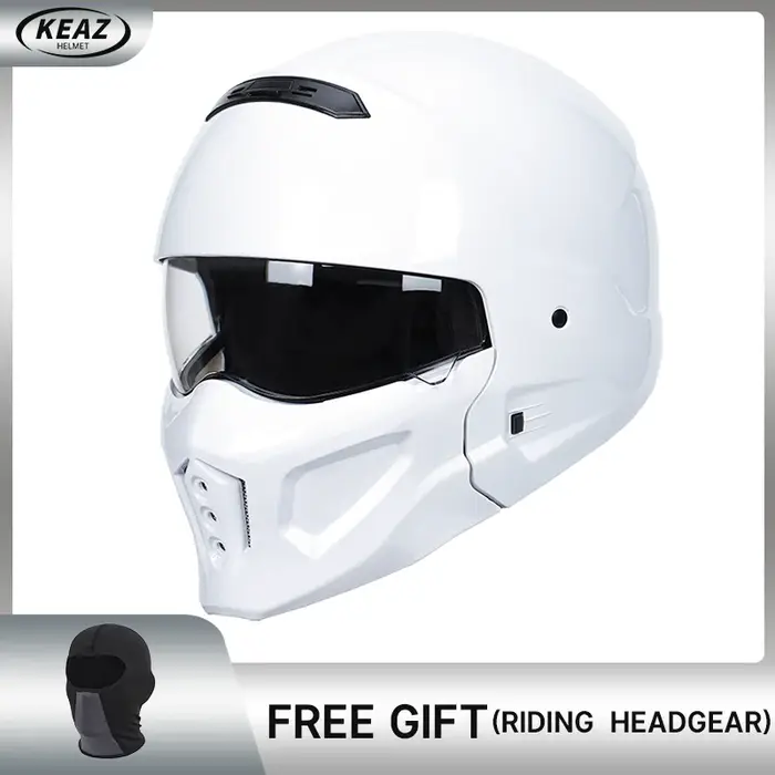 Casque de moto intégral Scorpion noir brillant robuste avec coque solide conçu pour l'utilisation de