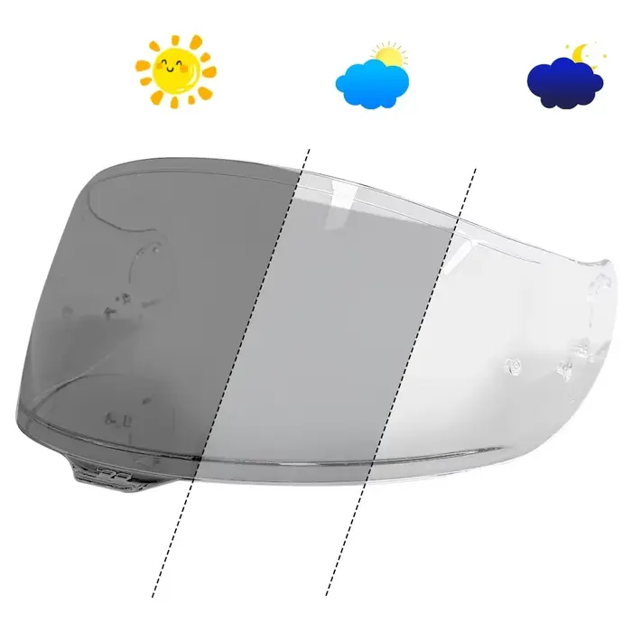 Pour SHOEI GT-Air3 IGHT-AIR III Casque Photochromique Visière Visage Moto Casque Bouclier Lentille