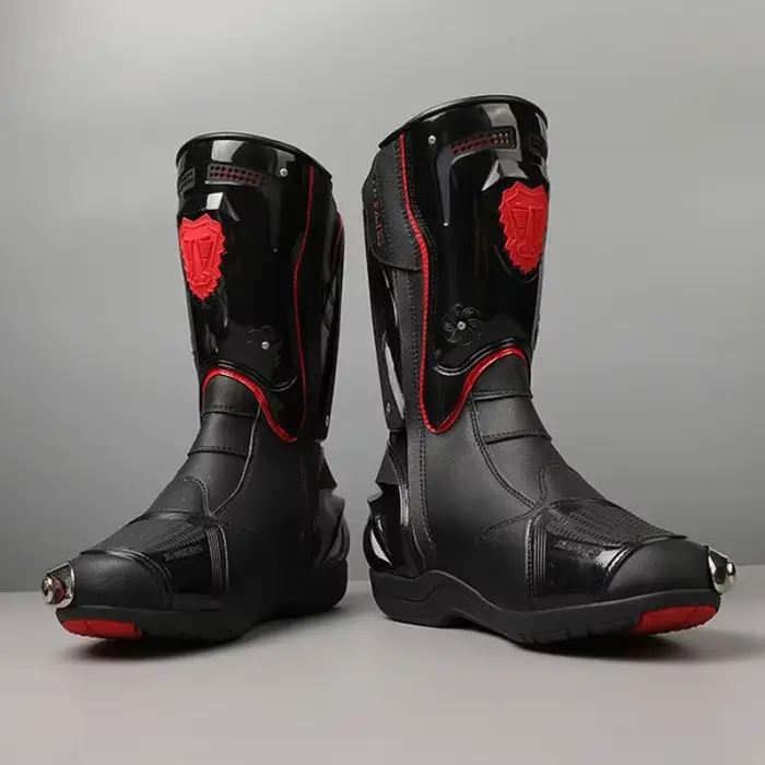 Bottes à plateforme pour moto