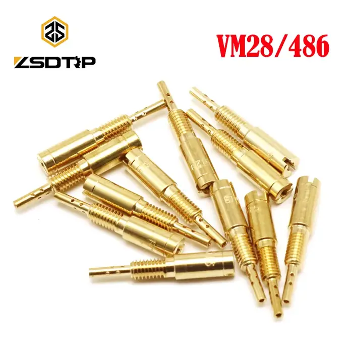 ZSDTRP 12/24 pièces Mikuni carburateur Jets pilotes Jet lent pour Mikuni HS40 HSR42/45/48 RS34-RS40 