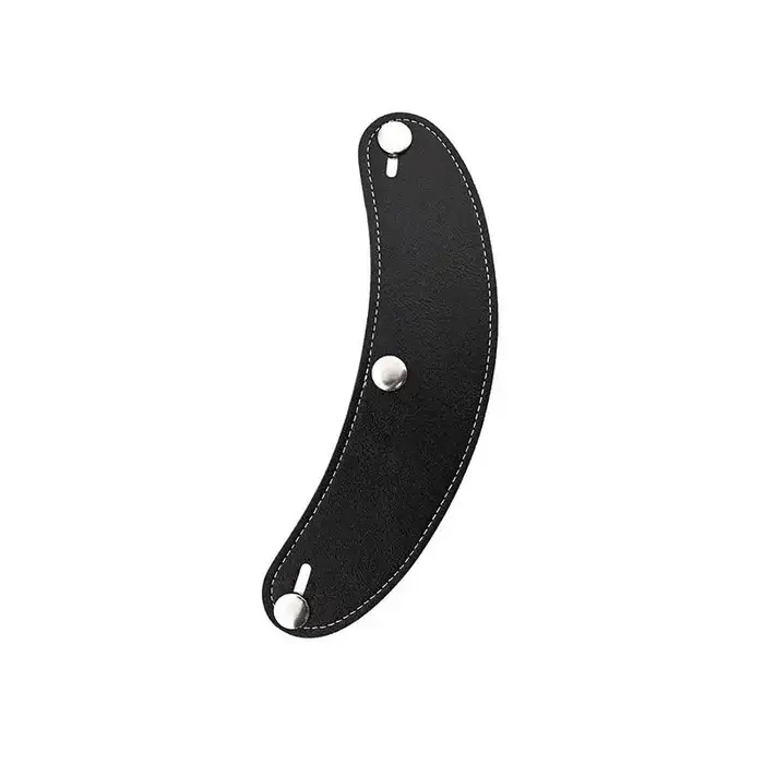 Visière de casque rétro à 3 broches en cuir amovible pour scooter, moto, casque de moto, pare-brise