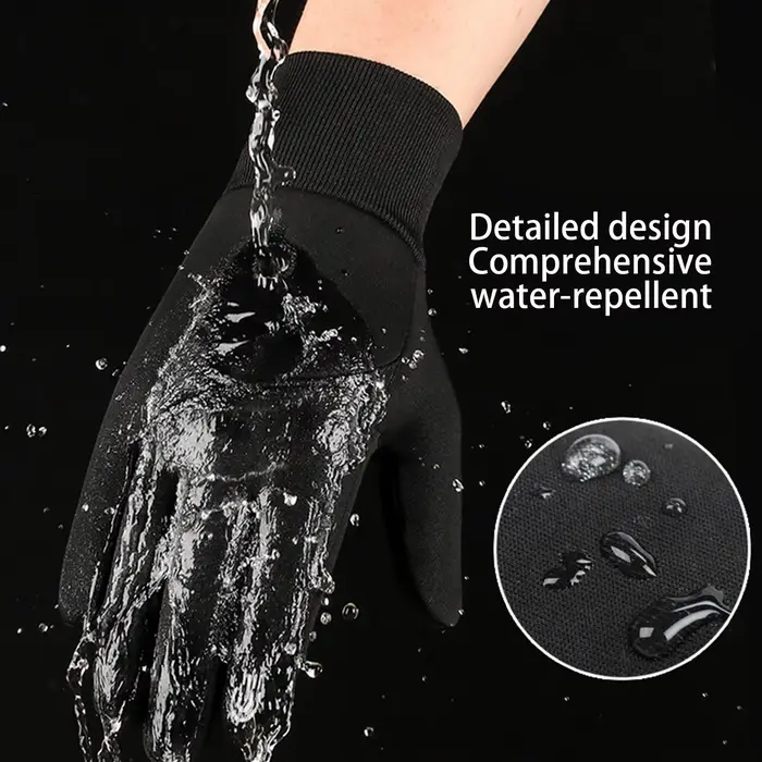Gants chauffants chauds d'hiver pour cyclisme