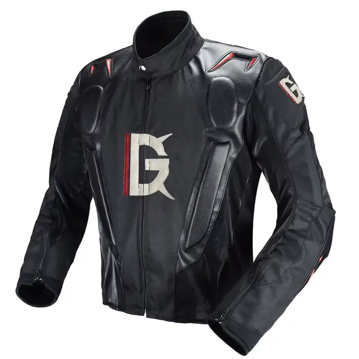 Ensemble de combinaison de moto avec protection airbag intégrée, équipement de conduite textile dura
