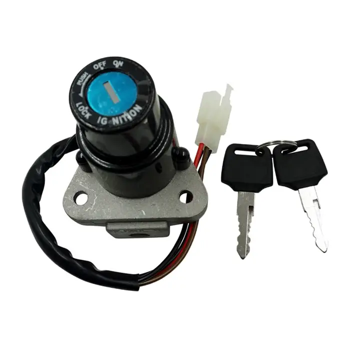 Clé de commutateur d'allumage de moto, remplacement de serrure de porte électrique adaptée à Yamaha 